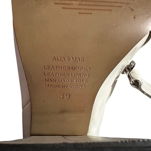 ALIAS MAE HEELED WHITE LEATHER BOOTS - Picture 8 of 10